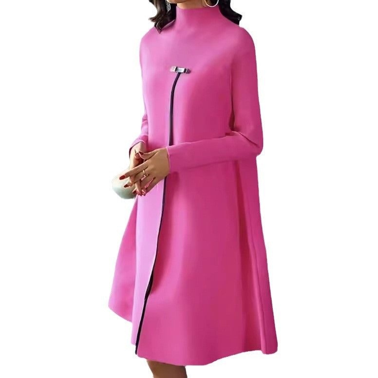 Damen trendiger Midi-Mantel Stalluxe