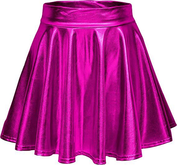 Damen Glänzender Etuikleid mit Weitem Saum Stalluxe