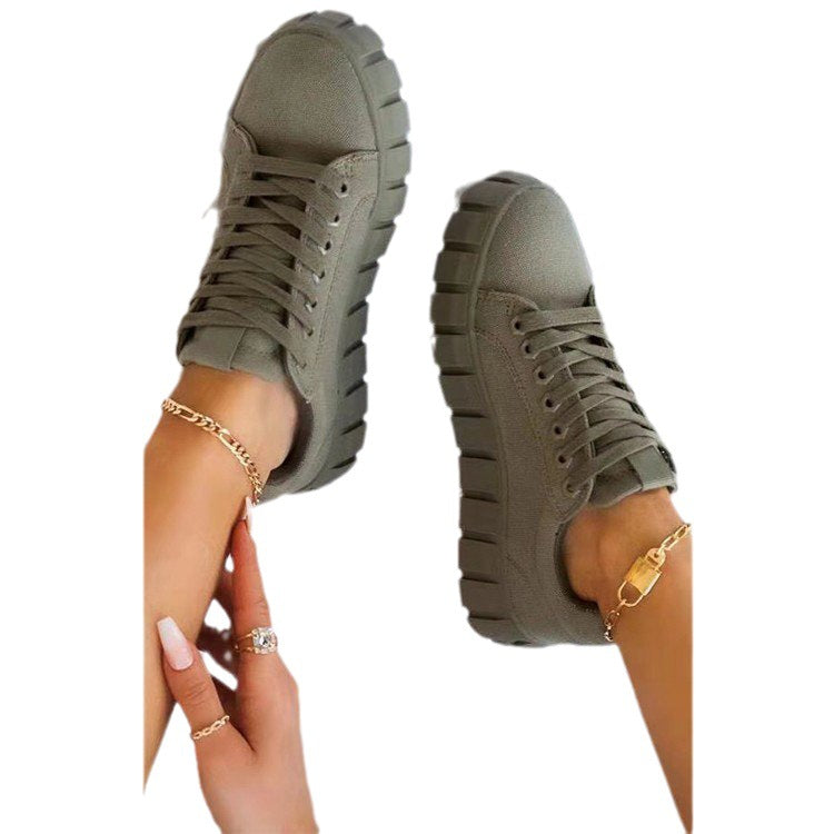 Damen Sneakers mit extraleichter Profilsohle und veganem Obermaterial Stalluxe
