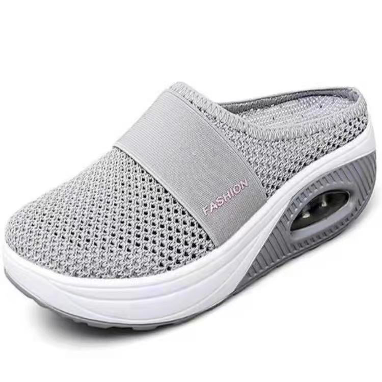 Damen Bequeme Hausschuhe mit atmungsaktivem Mesh-Obermaterial und rutschfester Sohle Stalluxe