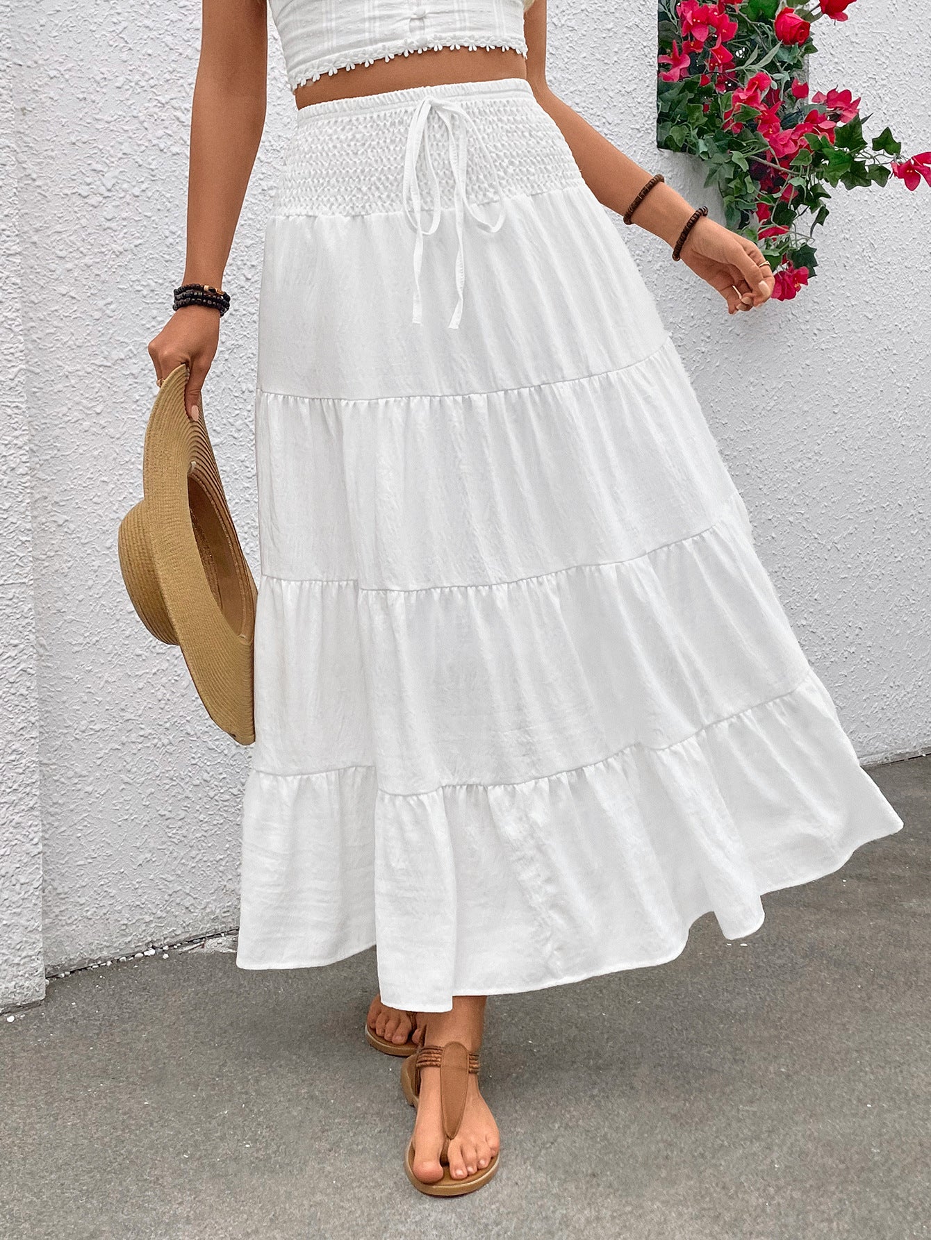 Damen Maxi Rock Stalluxe