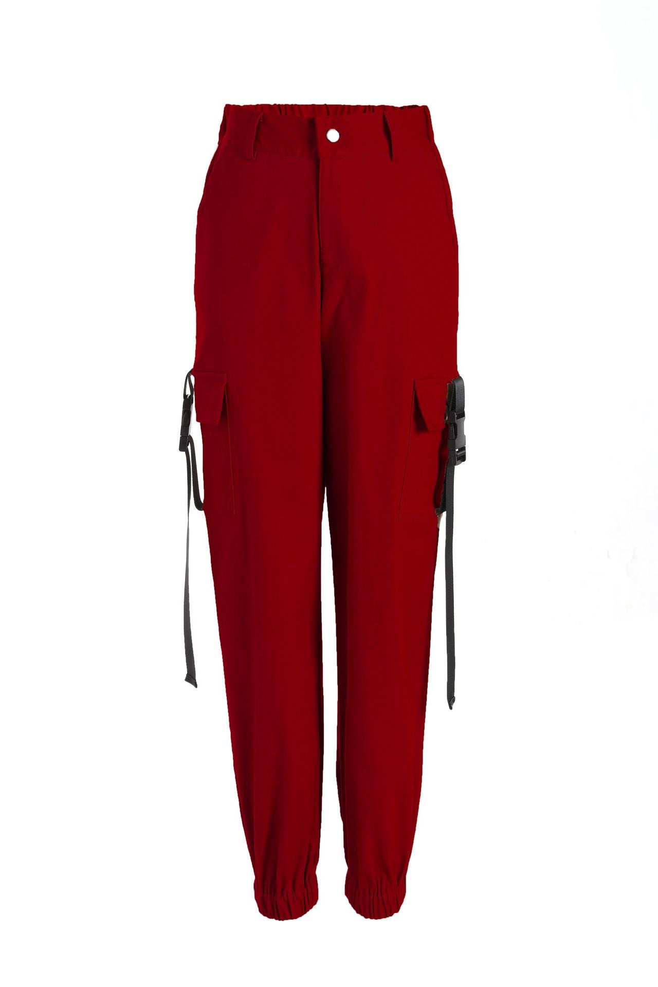 Damen Cargo-Hose mit elastischem Bund und praktischen Taschen Stalluxe