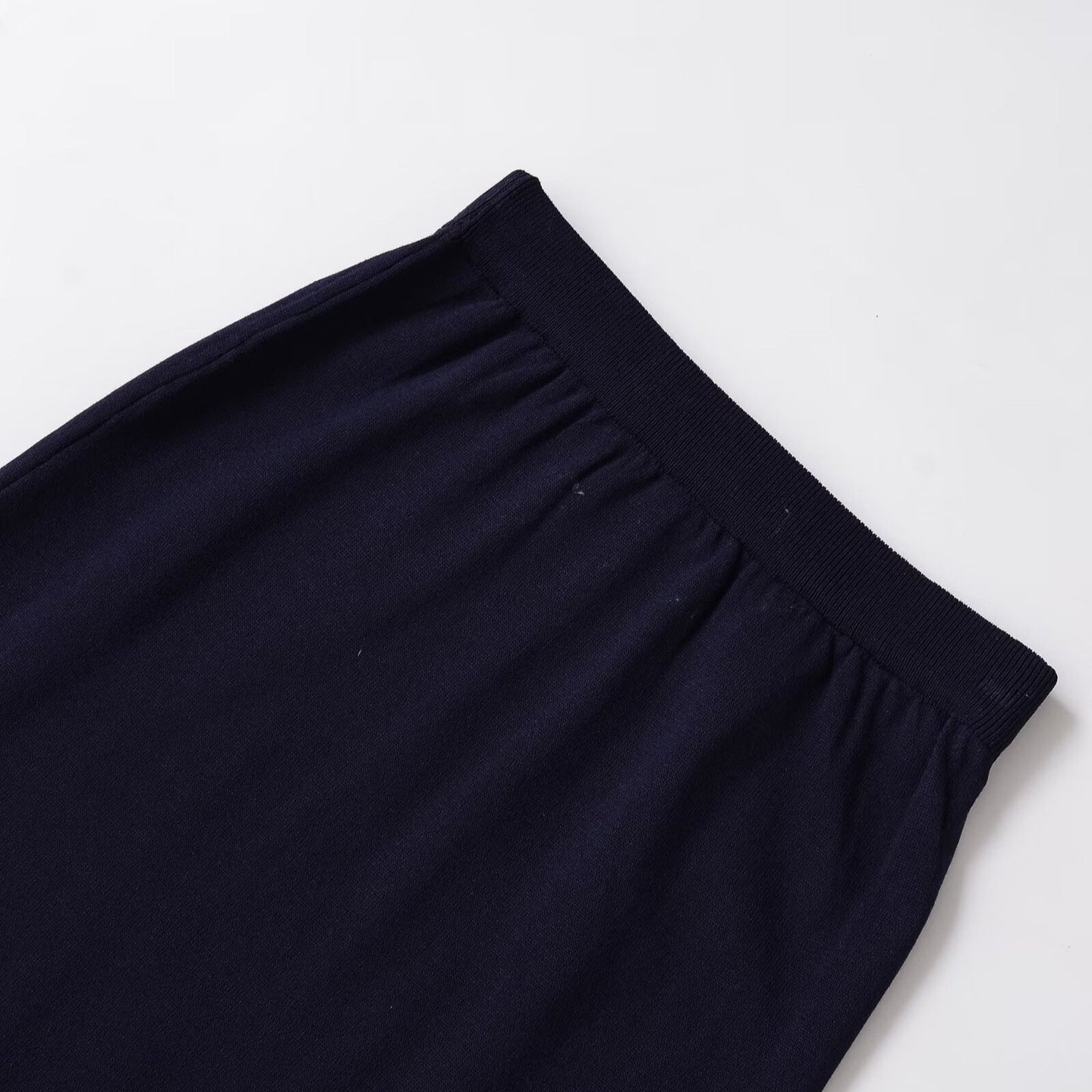 Damen Midi-Rock aus weichem Baumwollmix mit elastischem Bund Stalluxe