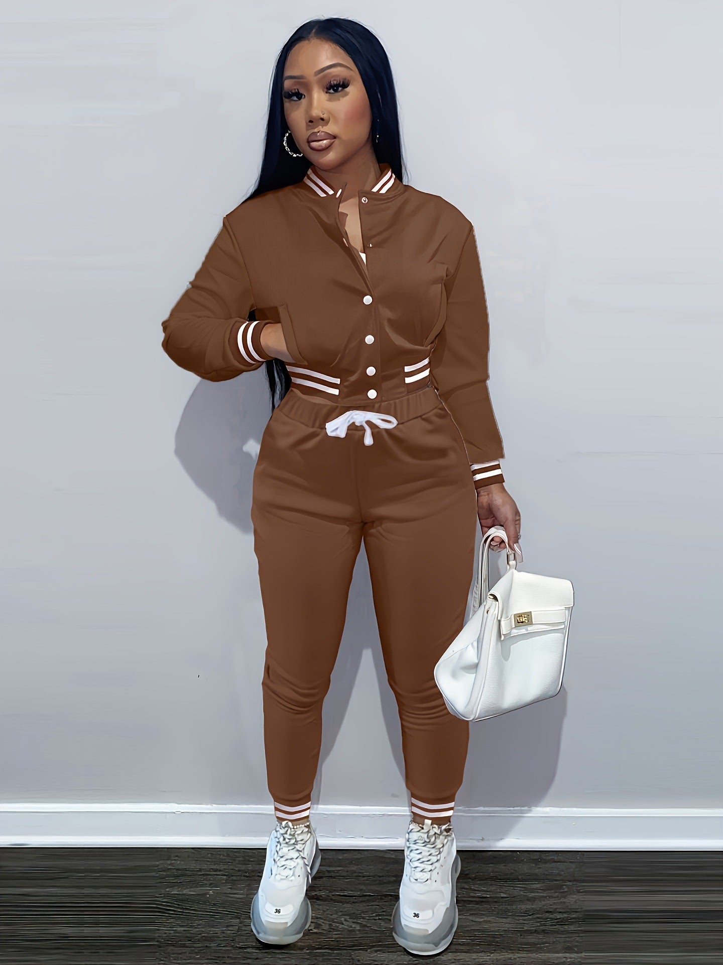 Damen Sportlicher Jumpsuit mit lässigem Schnitt und praktischen Taschen Stalluxe