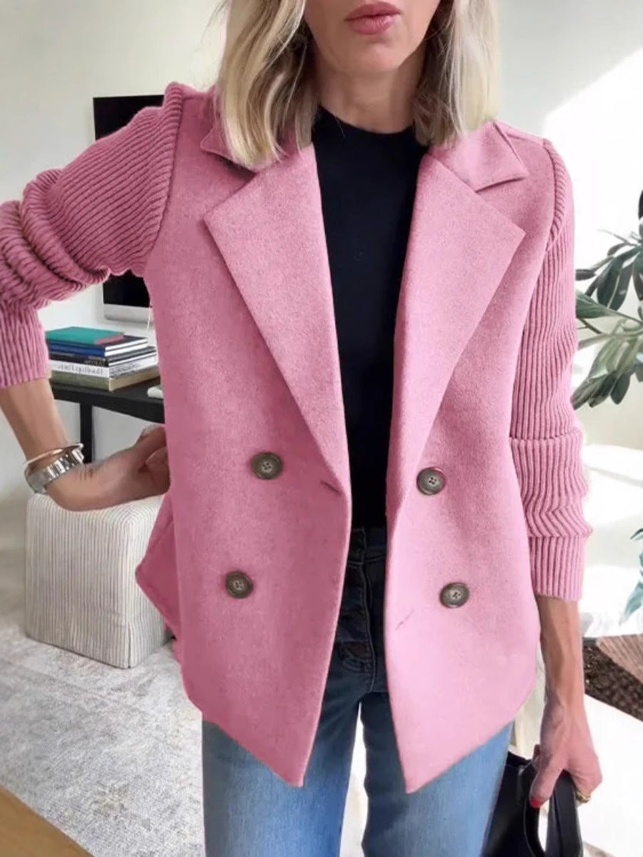 Damen Modischer Oversized-Blazer mit Doppelreihe Stalluxe