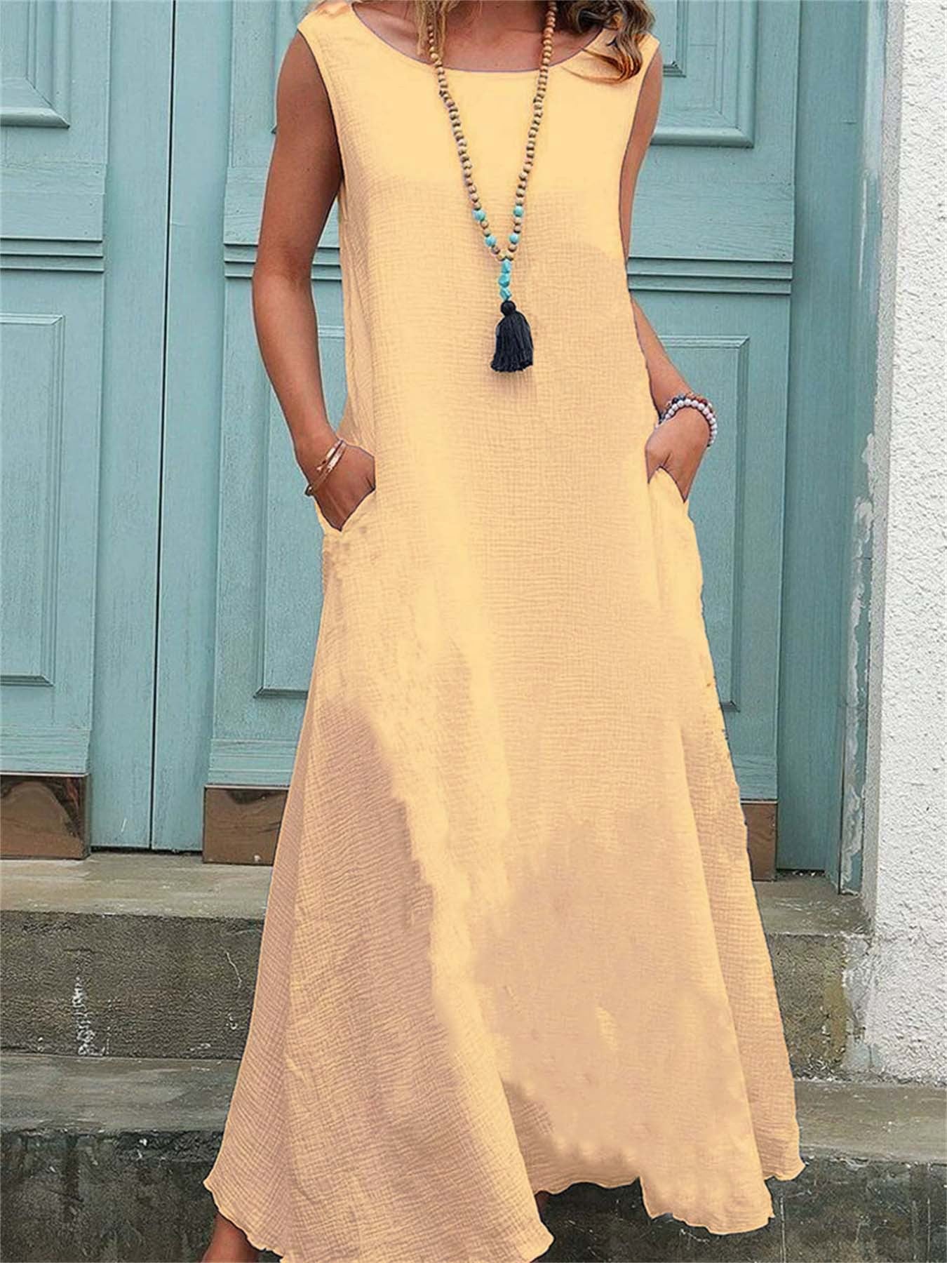 Damen Maxi-Kleid Stalluxe