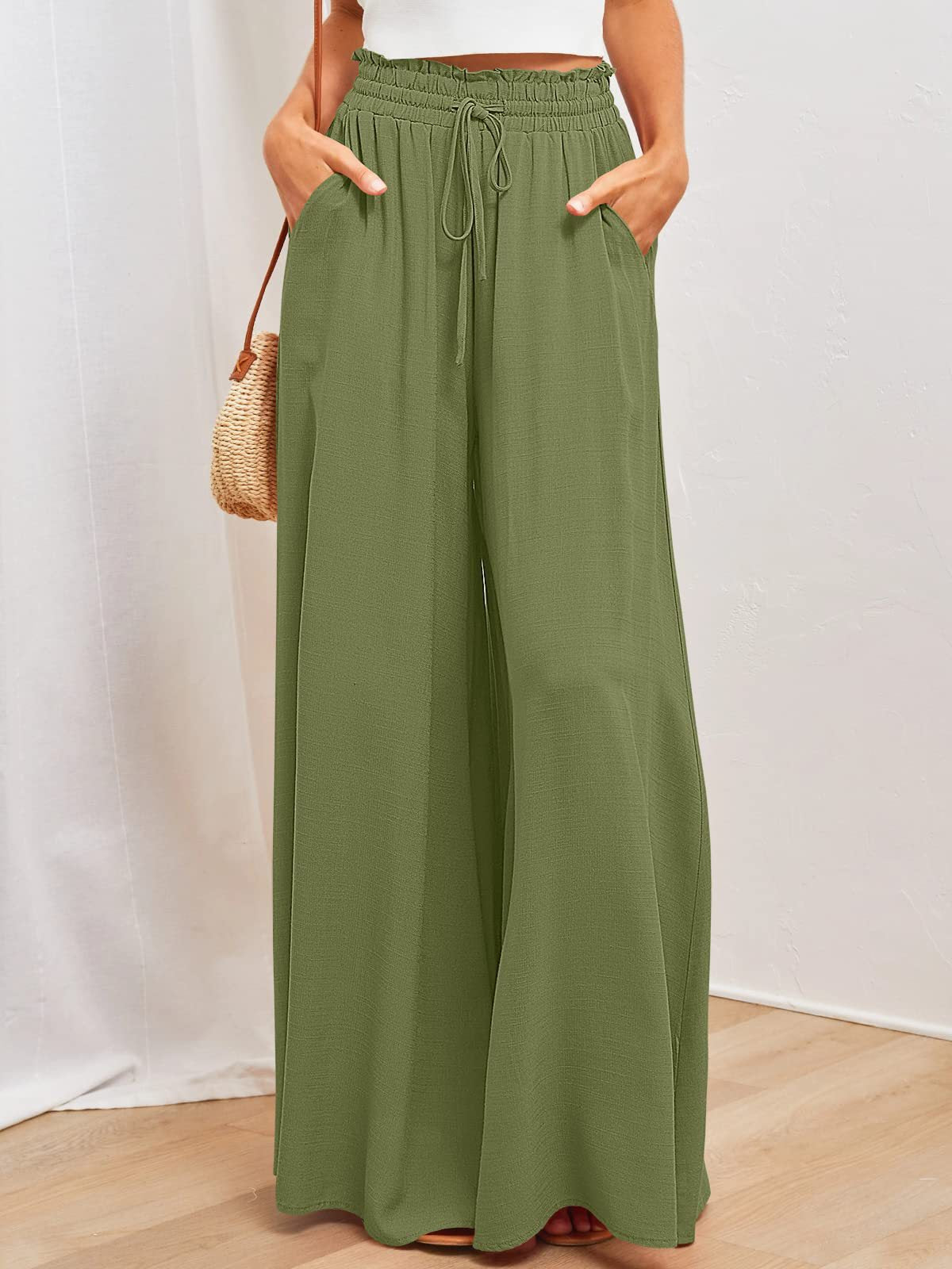 Women's Bohemian Style Maxi Skirt with Drawstring Waist Stalluxe