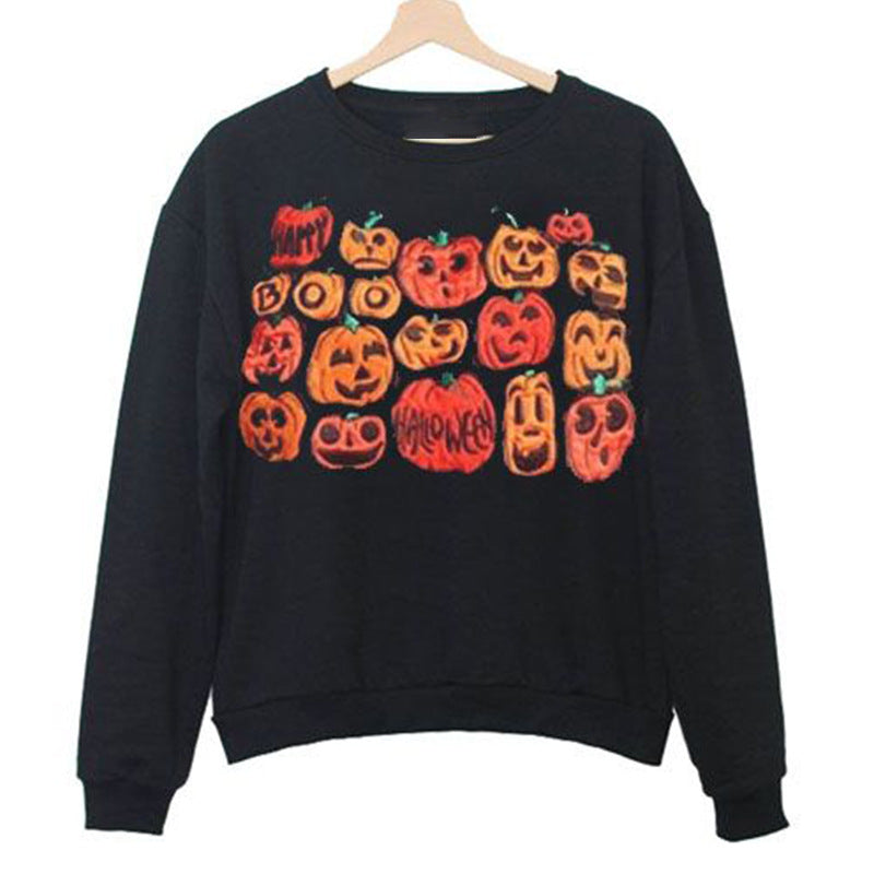 Damen Sweatshirt mit Halloween-Motiv Stalluxe