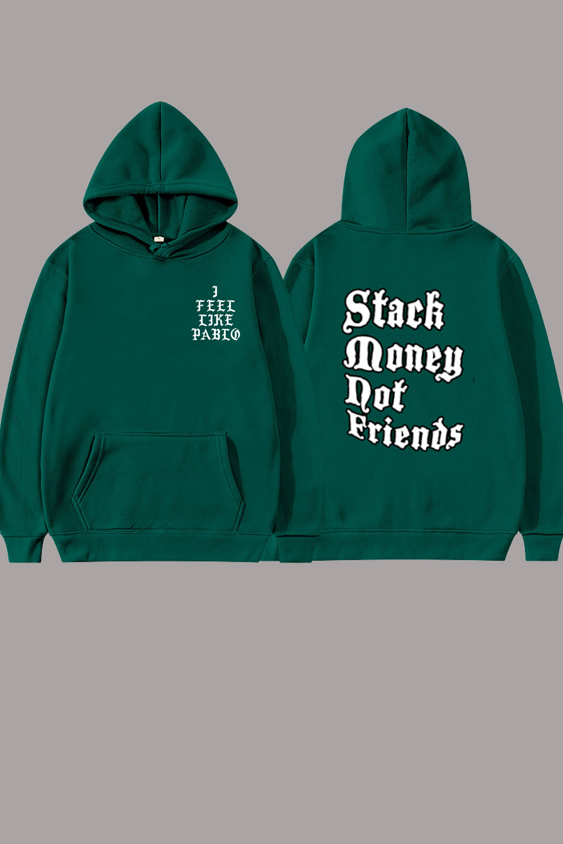 Damen lässiger Hoodie mit kreativem Schriftzug Stalluxe