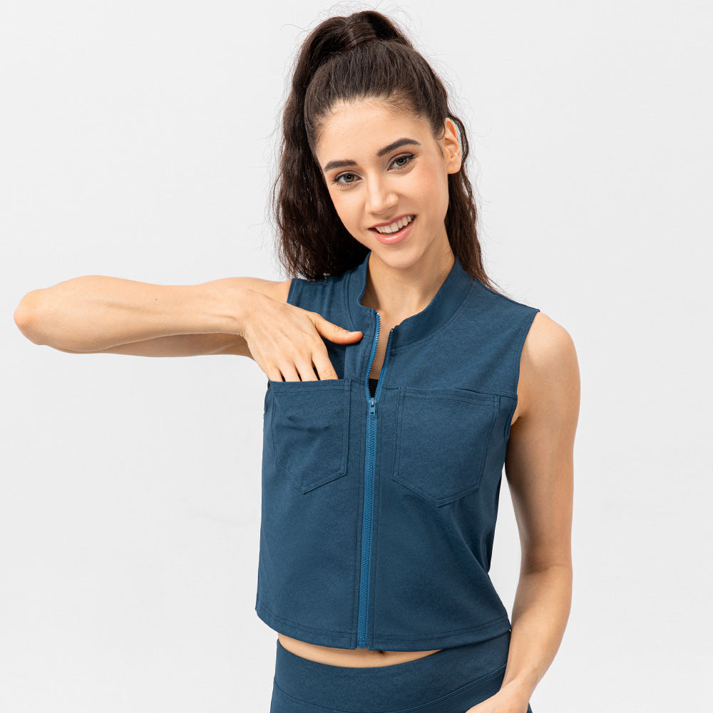 Damen Sportliche Weste mit Funktionalität und modischem Schnitt Stalluxe