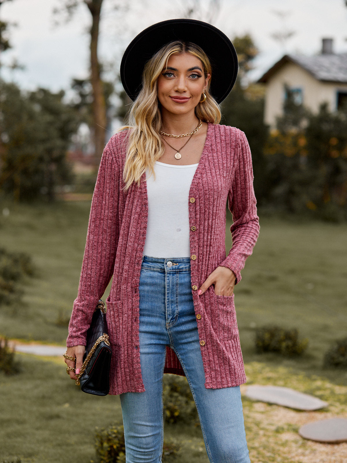 Damen Stricklongcardigan Stalluxe