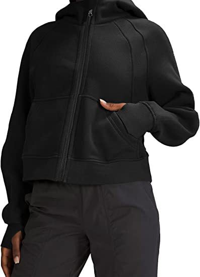 Damen lässige Kapuzenjacke mit nach unten gerafftem Schnitt und praktischen Taschen Stalluxe