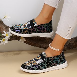 Damen Freizeit-Schuhe mit buntem Druckdesign Stalluxe