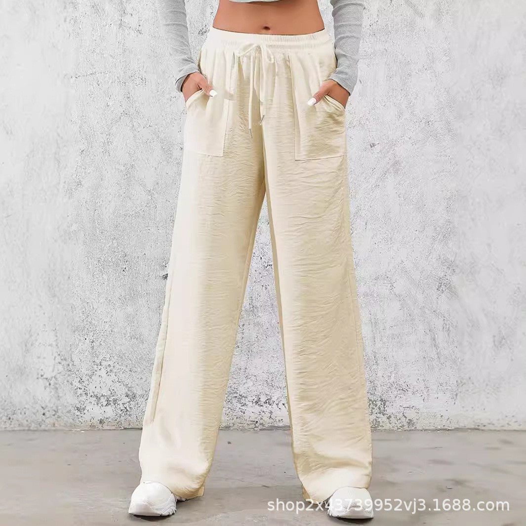 Damen Weitgeschnittene Freizeithose Stalluxe