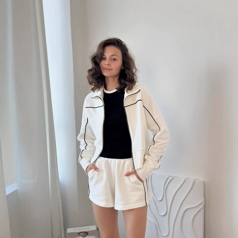 Damen Freizeit-Tanktop und Shorts Set Stalluxe