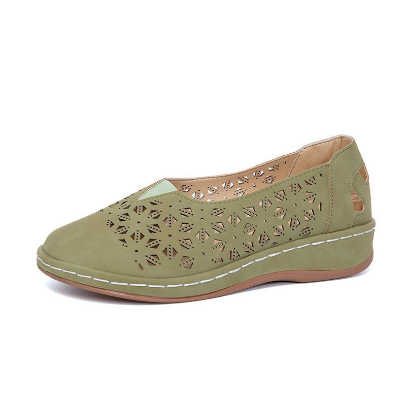Damen elegante Clogs mit luftigen Schnittmuster und bequemer Sohle Stalluxe