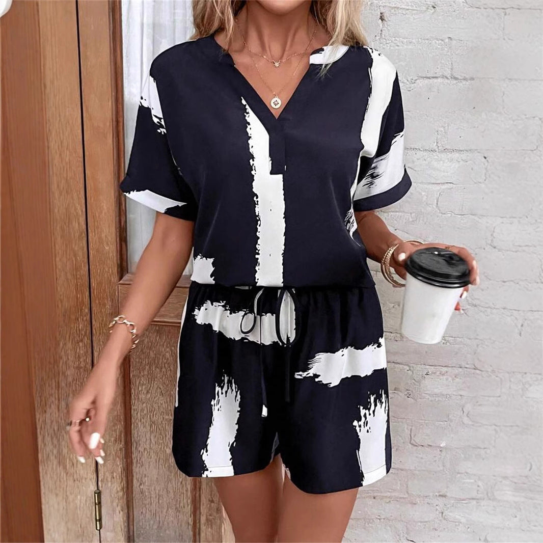 Damen Freizeit Kurzarm Overall Set Stalluxe