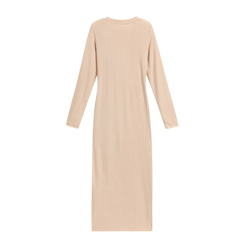 Damen Langarm Kleid Stalluxe