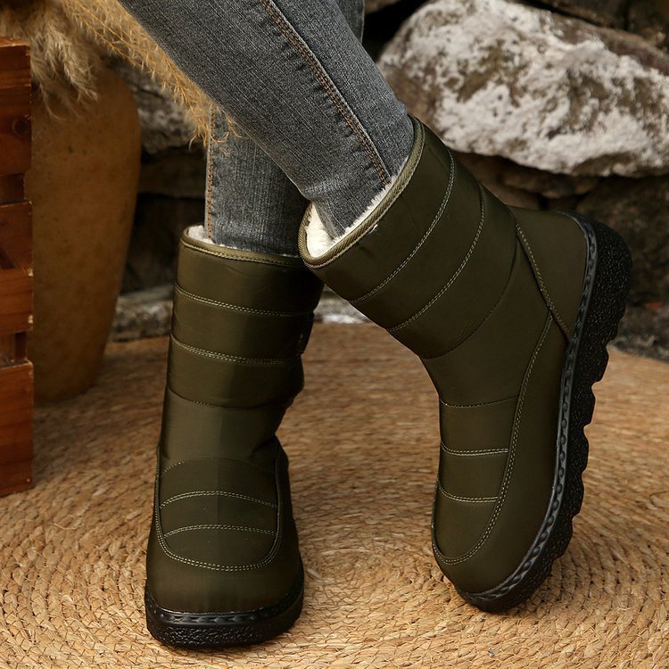 Damen Winterstiefel mit Fleece-Futter und rutschfester Sohle Stalluxe