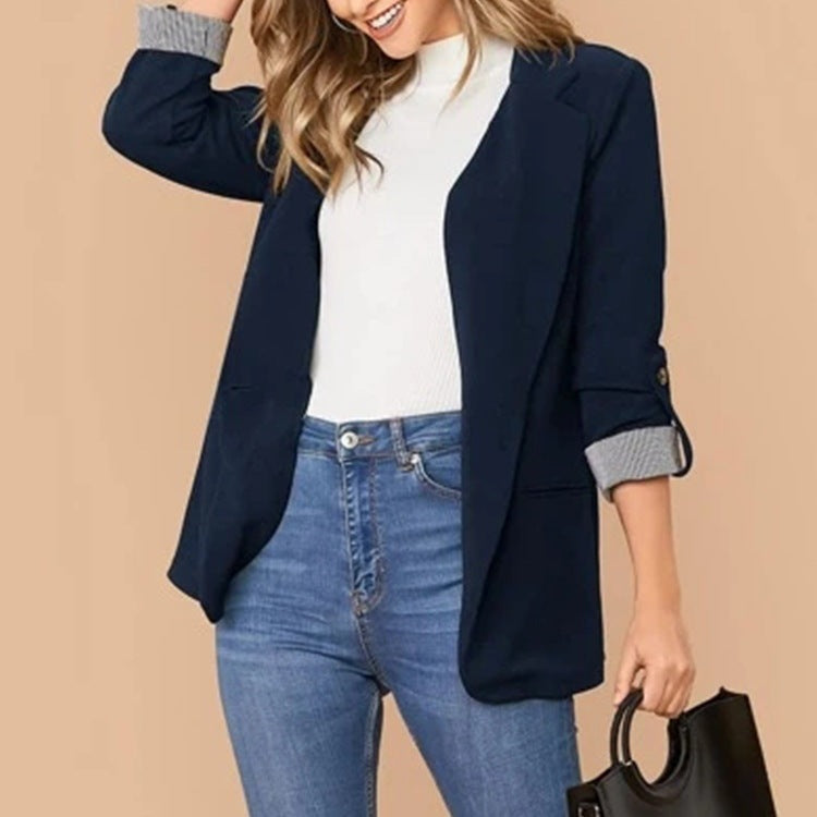 Damen modischer Blazer mit schickem Innenfutter Stalluxe
