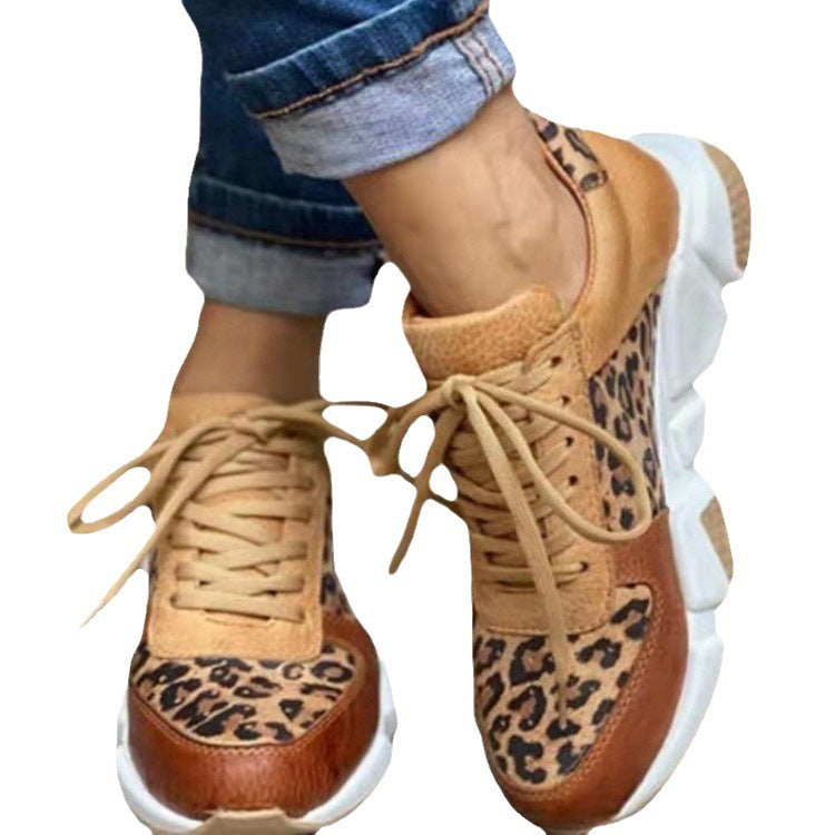 Damen Sneakers im modernen Kuhfell-Design mit flexiblem Sohlenkomfort Stalluxe