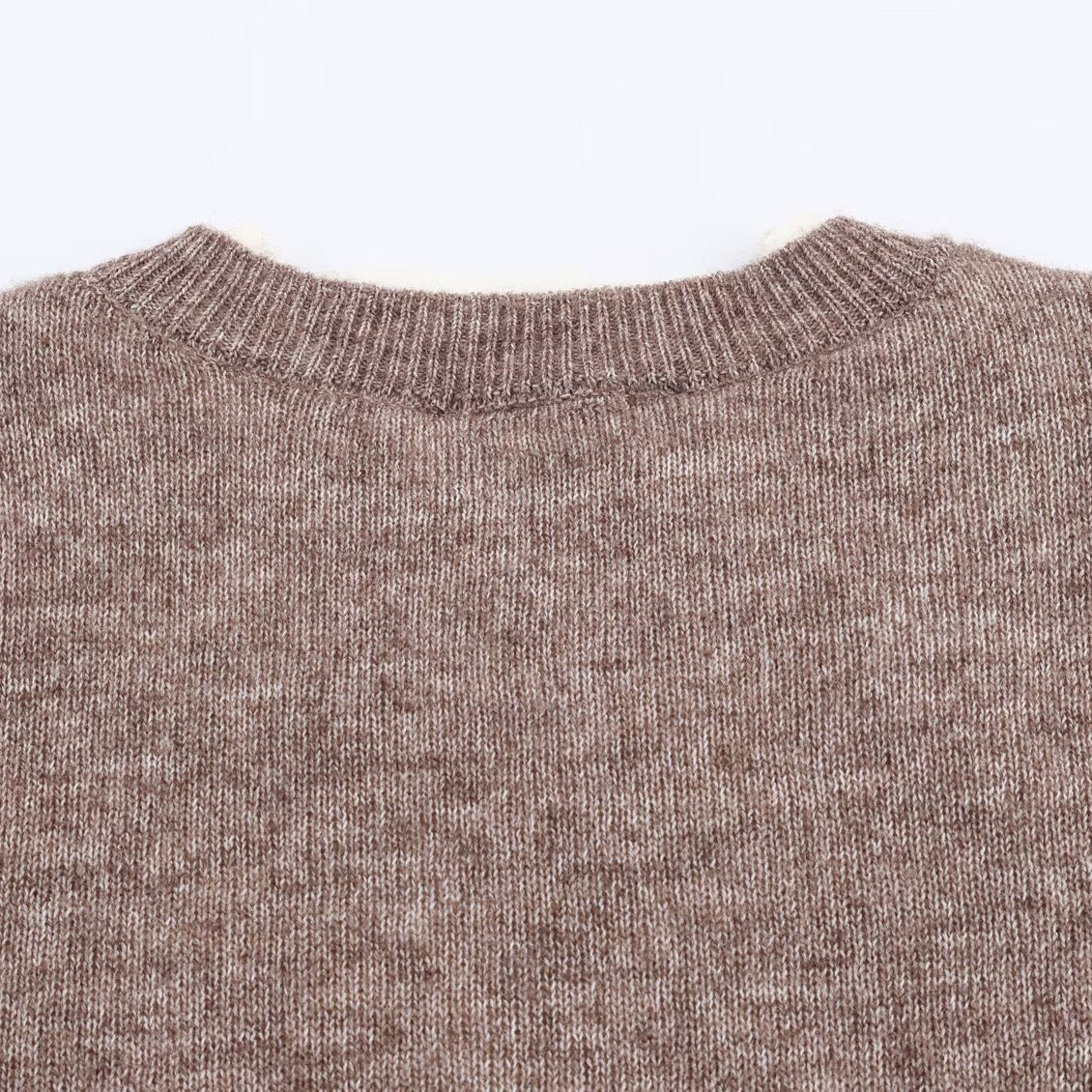 Damen lässige Strickjacke mit Rundhalsausschnitt und Knopfdetails Stalluxe