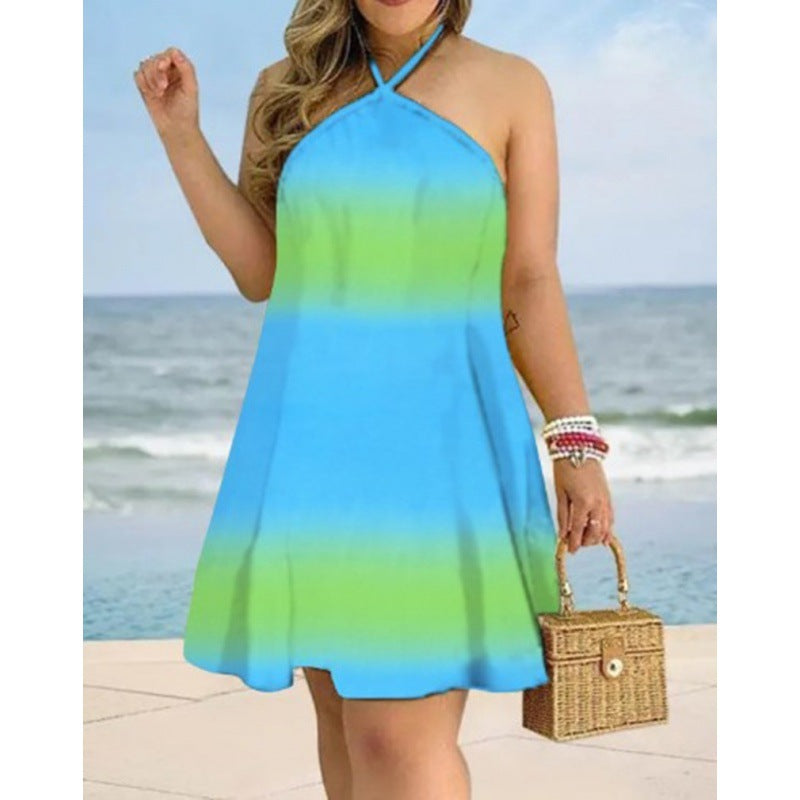 Damen Sommerkleid im lockeren Schnitt mit floralem Design Stalluxe