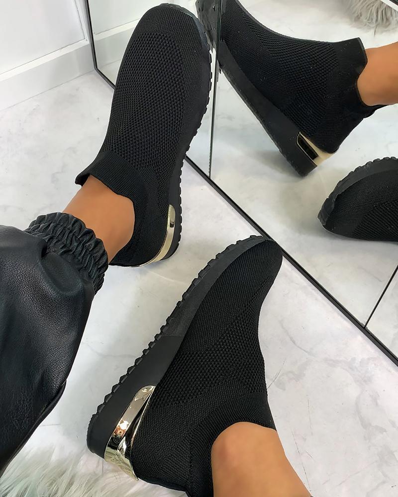 Damen modische Sneakersocke mit atmungsaktiver Mesh-Oberfläche Stalluxe