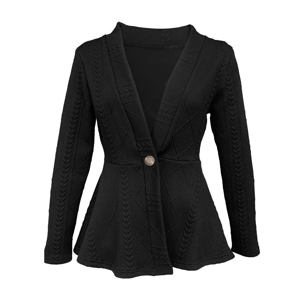 Damen elegante Blazerjacke mit strukturiertem Design und taillierter Silhouette Stalluxe