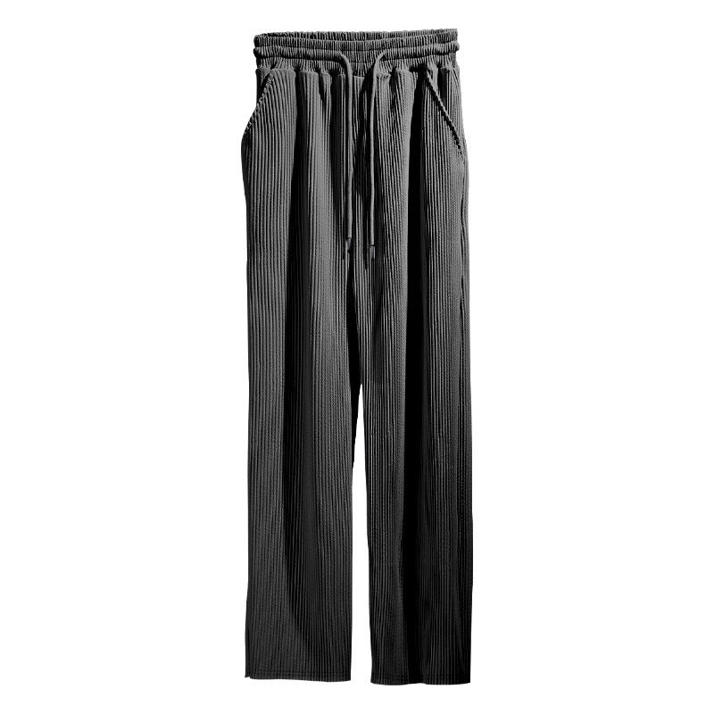Damen elegante Relaxed Fit Hose mit Gummi-Taille Stalluxe