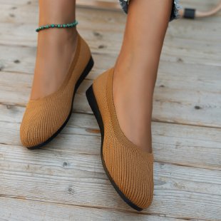 Damen elegante und bequeme Ballerinas mit atmungsaktivem Obermaterial Stalluxe