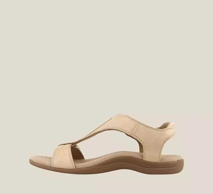 Damen Komfortable Riemchen-Sandalen mit elastischen Einsätzen Stalluxe