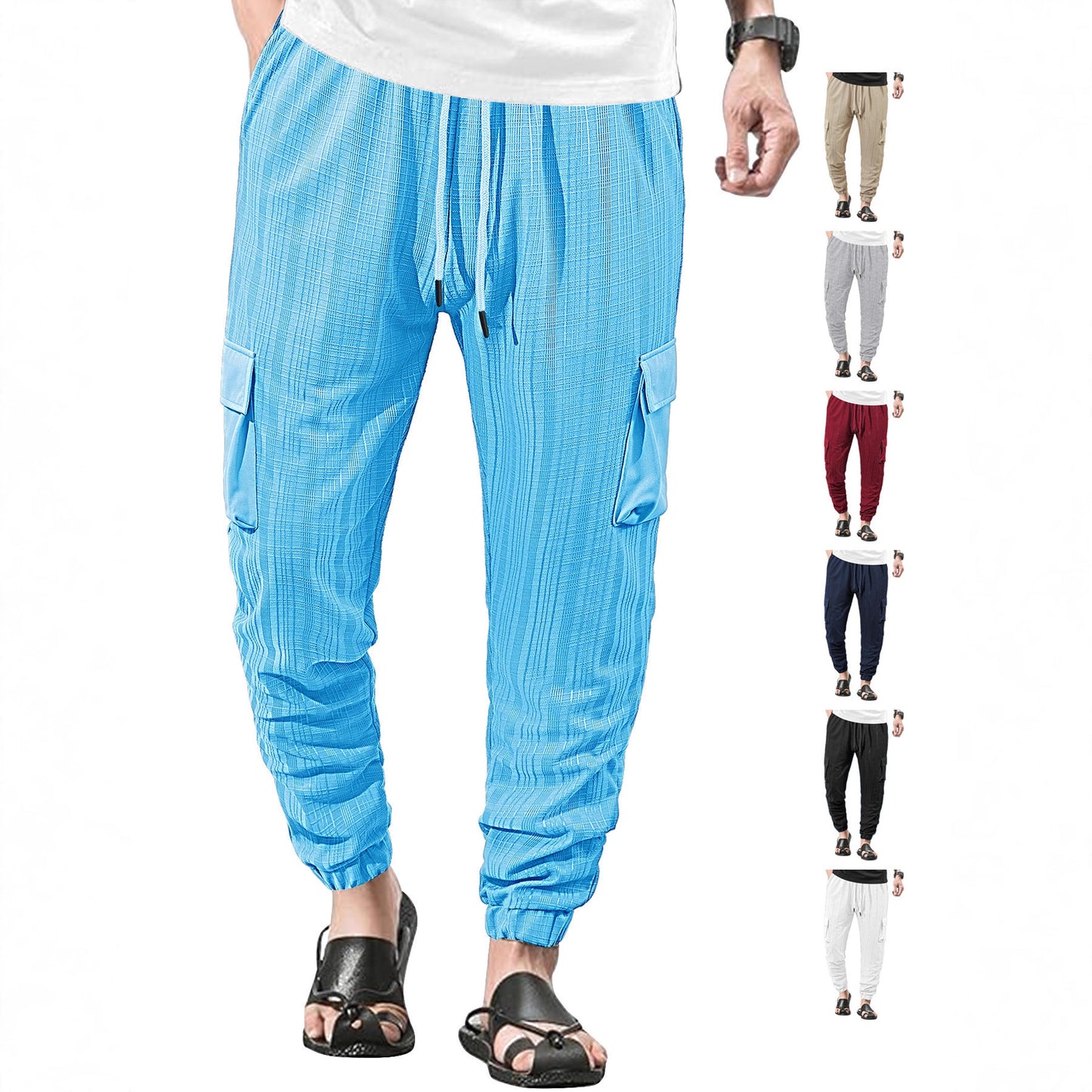 Damen Cargo-Hose aus leichtem Stoff Stalluxe