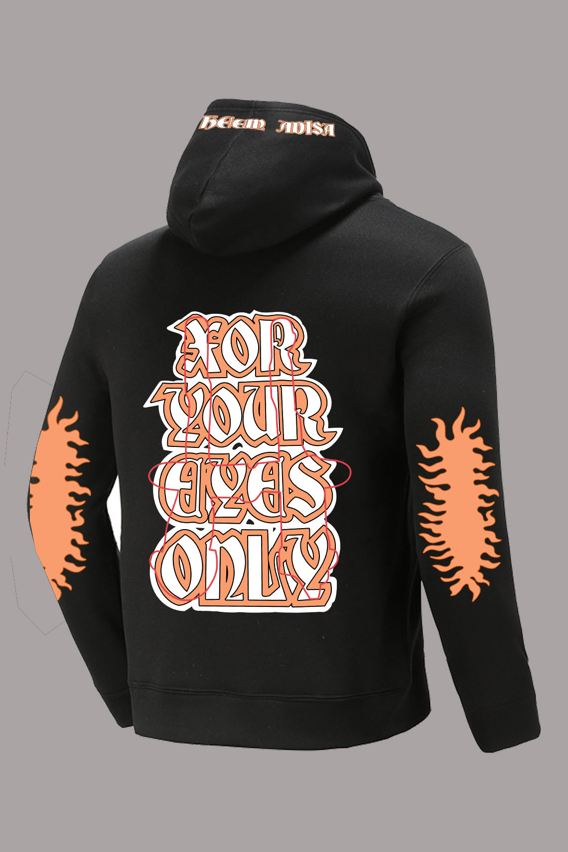 Damen Kapuzenpullover mit kreativem Grafikdruck und lässigem Schnitt Stalluxe
