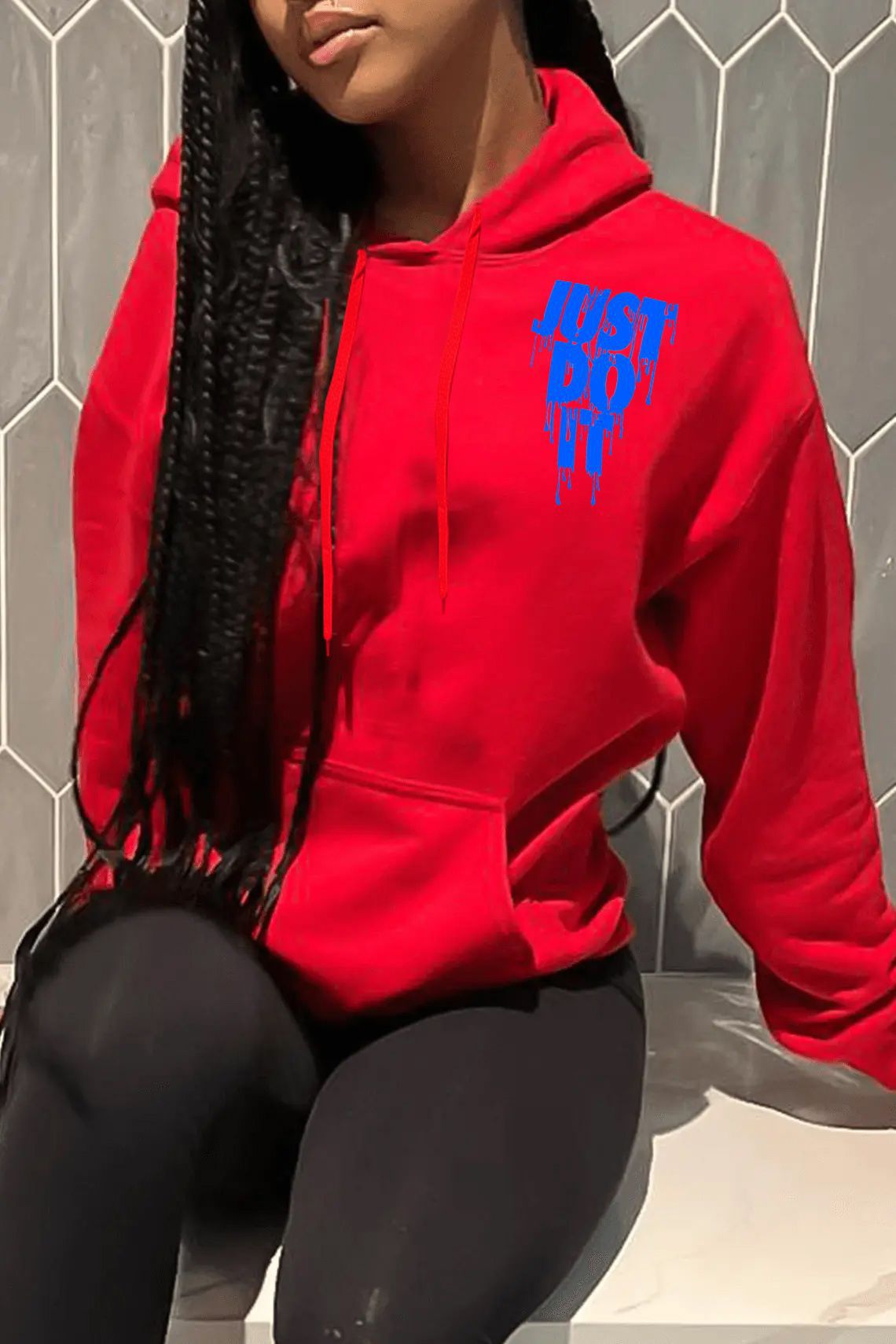 Damen Hoodie mit kreativen Grafiken und lässigem Schnitt Stalluxe