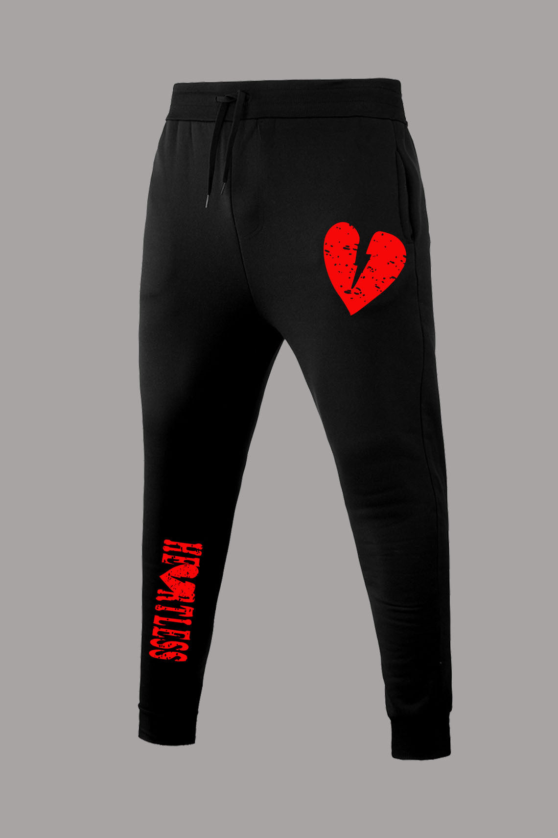 Damen Jogginghose mit modernem Herzmotiv Stalluxe