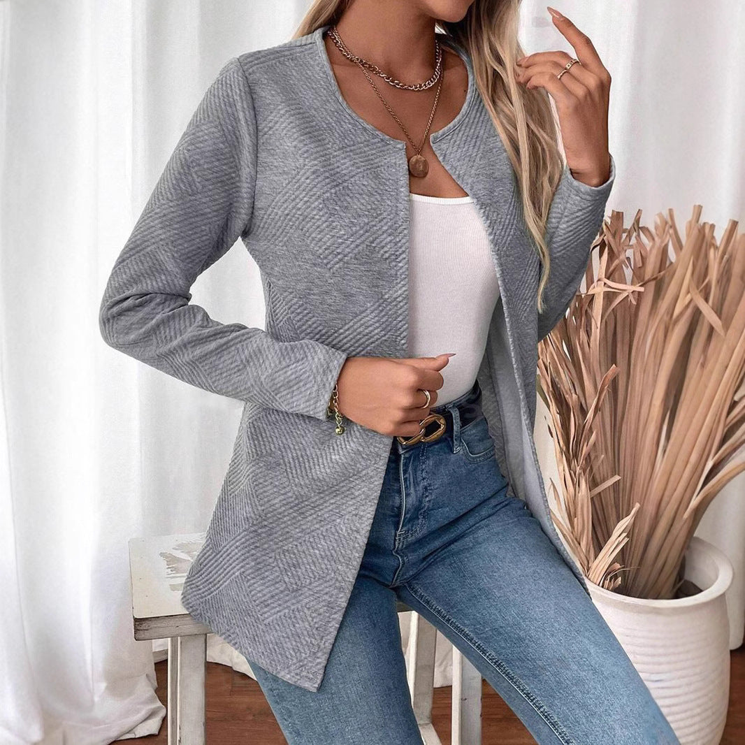 Damen elegante und vielseitige Strickjacke Stalluxe