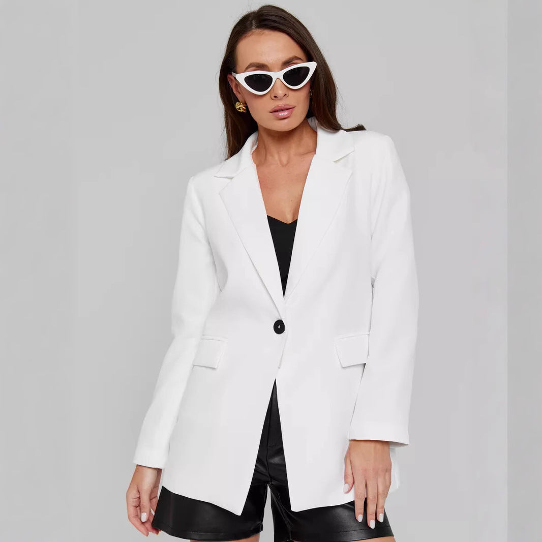 Damen eleganter, lässiger Blazer mit angesagtem Oversized-Schnitt Stalluxe