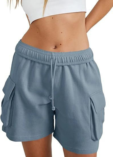Damen lässige Freizeithose mit komfortablem Gummibund und praktischen Seitentaschen Stalluxe