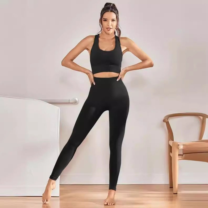 Damen Hochbund-Leggings aus atmungsaktivem Material mit figurformendem Effekt Stalluxe