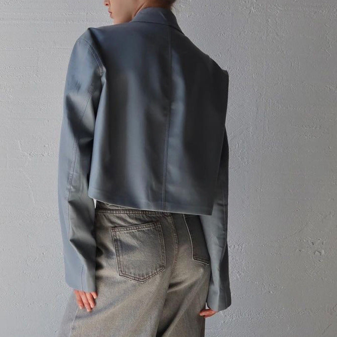 Damen modische cropped Jacke Stalluxe