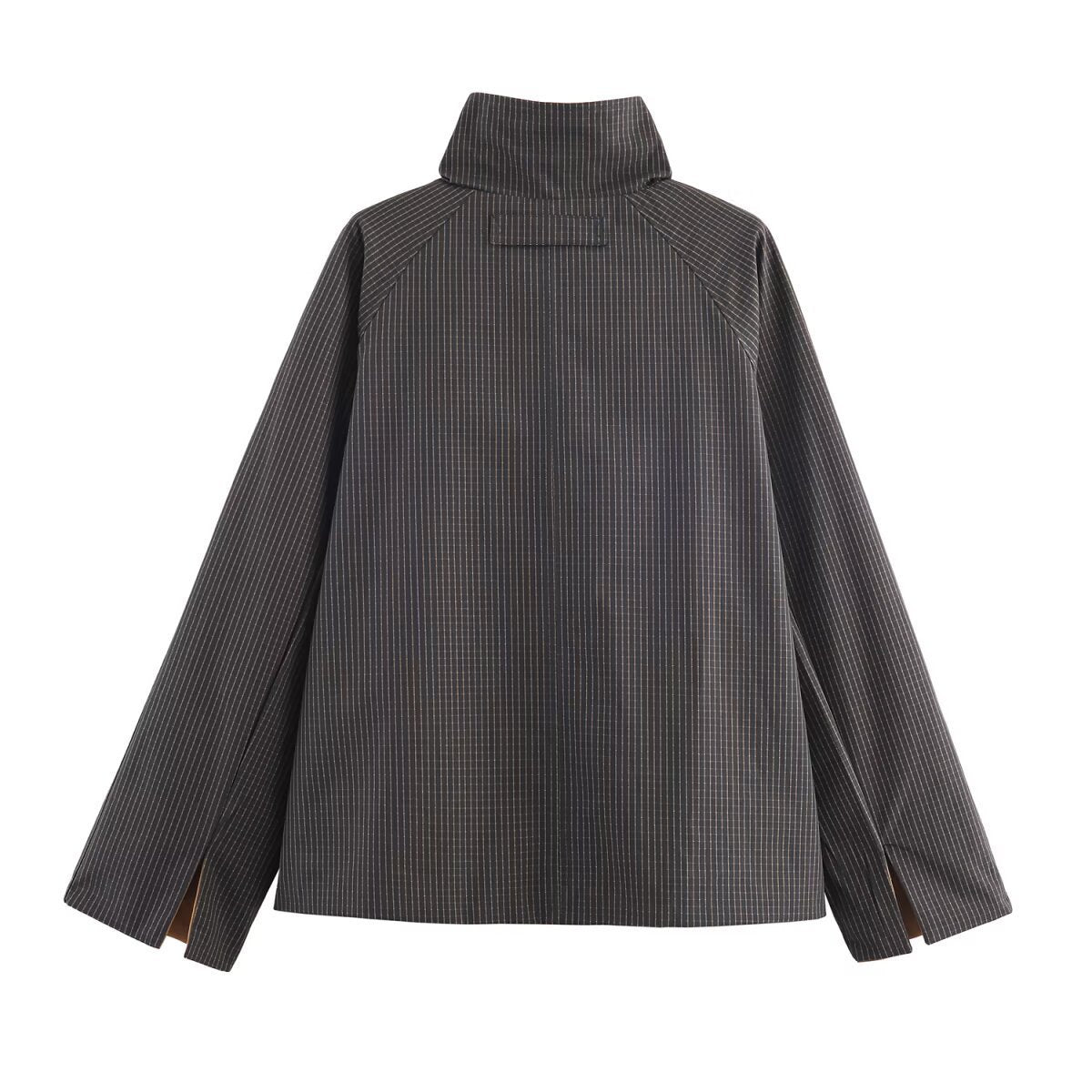 Damen elegante Übergangsjacke mit dekorativen Knöpfen und modernem Stehkragen Stalluxe