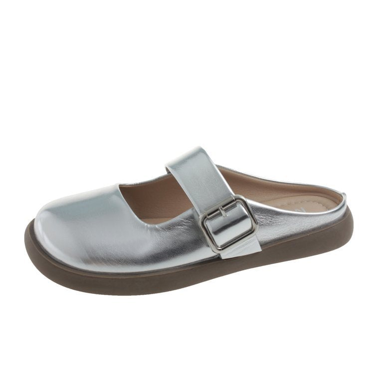 Damen Komfortable Mules mit verstellbarem Riemen und anatomischem Fußbett Stalluxe