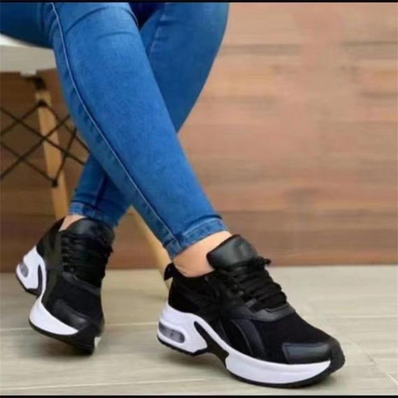 Damen sportliche Sneakers mit dämpfender Sohle und atmungsaktiver Mesh-Oberfläche Stalluxe