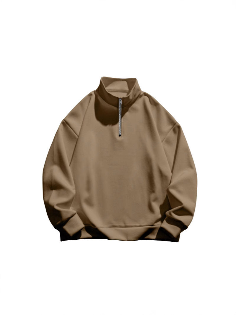 Damen Sweatshirt mit Stehkragen und Reißverschluss Stalluxe