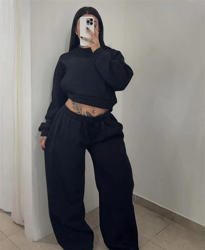 Damen lässiger Sweatsuit aus hochwertigem Baumwollmix Stalluxe