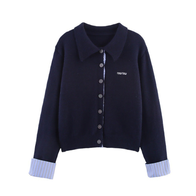 Damen Set aus Strickjacke und Rock mit eleganter Plissee-Optik Stalluxe