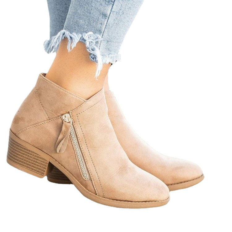 Damen Ankle Boots aus hochwertigem Wildleder Stalluxe