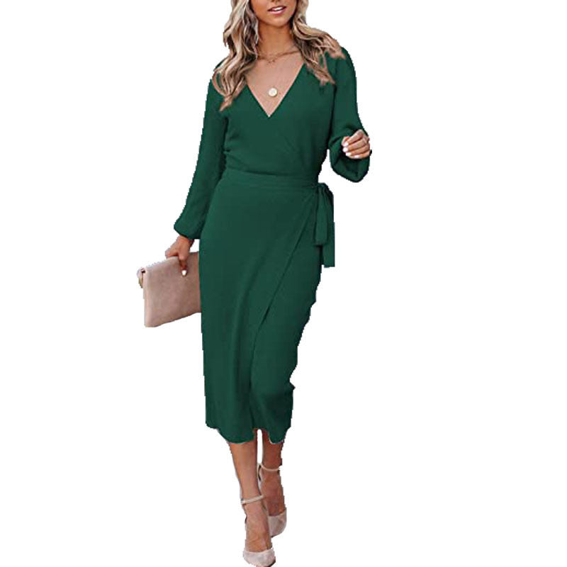 Damen Wickelkleid Stalluxe