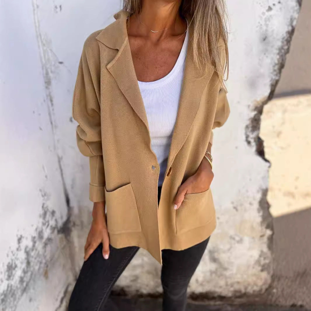 Women's Relaxed Fit Oversized Blazer Stalluxe